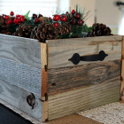 DIY Wood Holiday Box