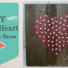 DIY- Wood Heart Valentine Decor