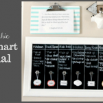 Shabby Chic Chore Chart Tutorial