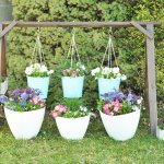 DIY Wooden Hanging Basket Stand