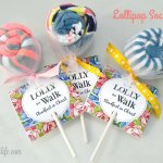 Sock Lollipops (lollisocks)- with free printable
