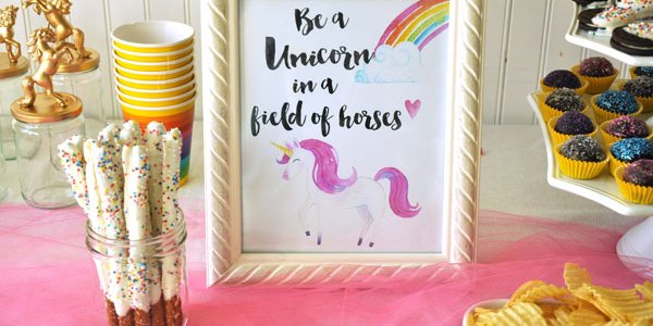 Unicorn Party with Free Printables
