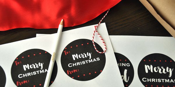 Free Printable Gift Tags and 4 Gifts at Christmas