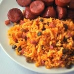 Puerto Rican Rice - Pigeon Peas and Ham thekusilife.com