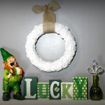 Dollar Store Rosebud Wreath