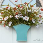 Spring Flowers Front Door Hanger