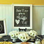 Waffle Bar Baby Shower and Free Printable