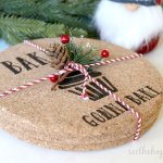 Burnt Cork Trivets-DIY Gift