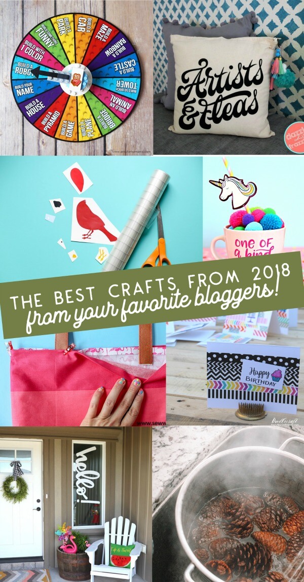 roundup of some of the best crafts of 2018/ Best Crafts of 2018/seethehappy.com