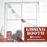 Simple Doily Valentine Garland DIY