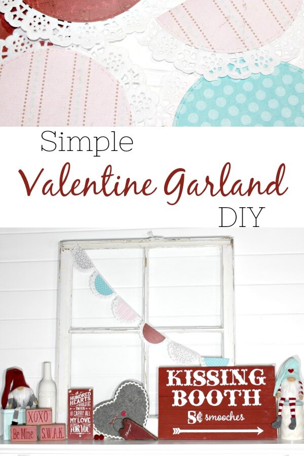 Make your own darling Valentine's Day garland/Simple Valentine's Day Garland DIY/Seethehappy.com