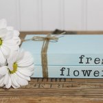 Farmhouse Stacked Book Decor- DIY