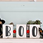 BOO Blocks Halloween Decor Tutorial