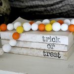 DIY Farmhouse Wood Bead Garland
